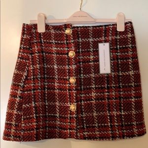 Plaid Mini Skirt